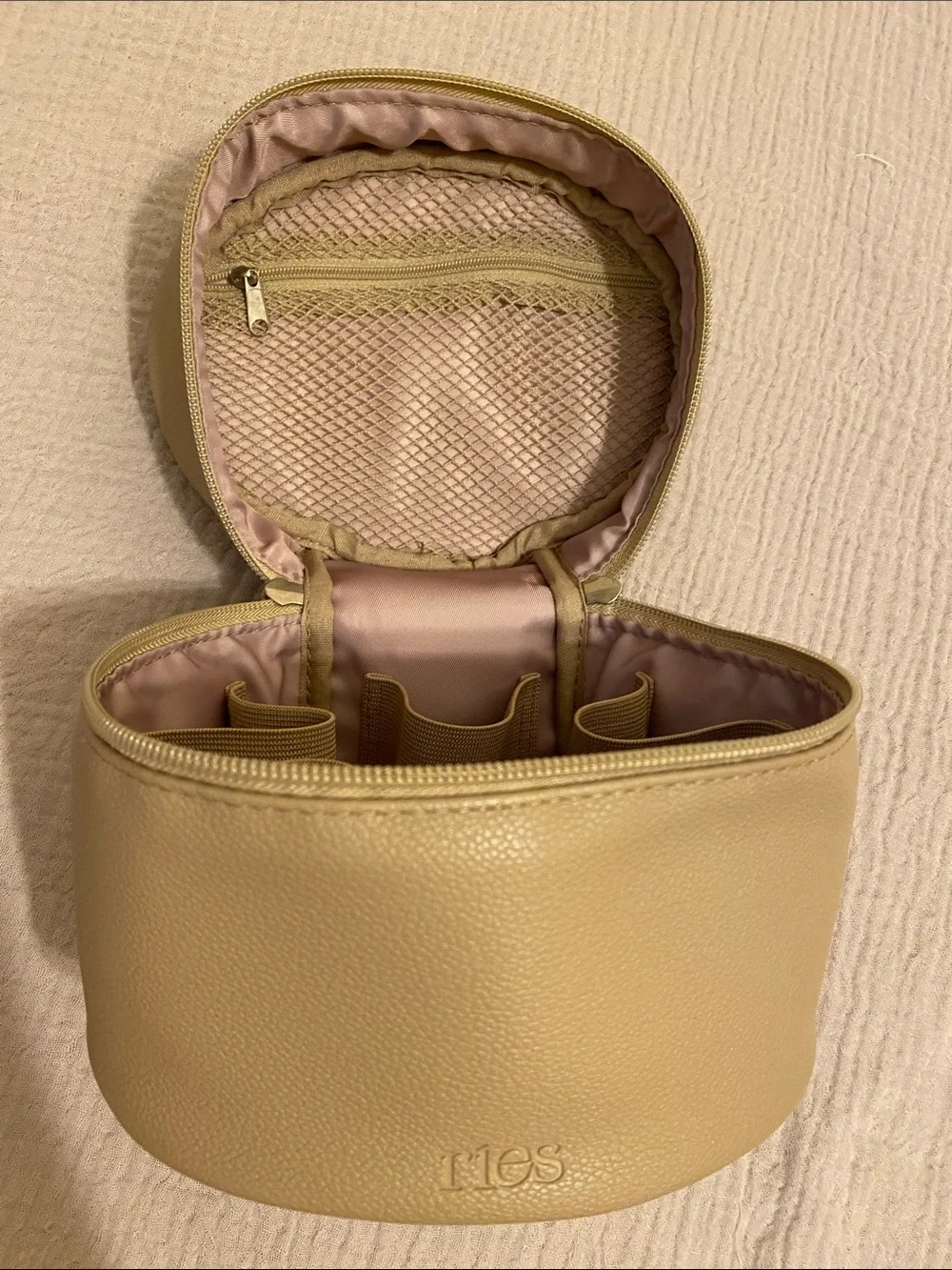 RIES beige leather